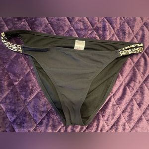 Xhiliration Target super cute black and leopard swim bottom XL